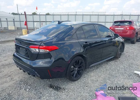 2021 Toyota Corolla Se Nightshade Edition from USA, damaged, VIN 5YFS4MCE1MP075958